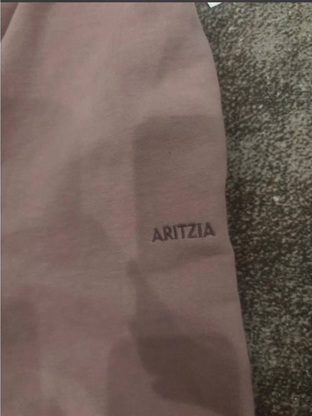 Aritzia Cozy Sweat fleece Mega Fit Wide Leg Sweatpants Mauve Purple Size 2XS